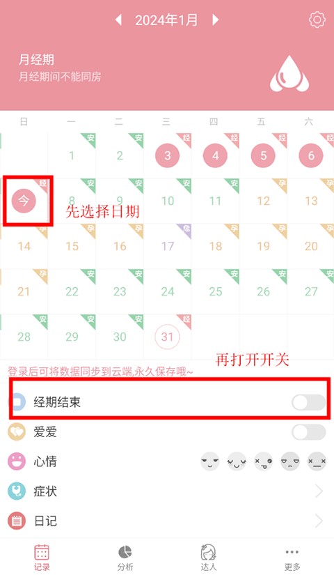 月经期安全期助理