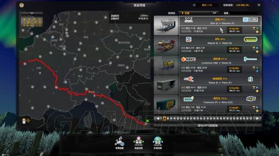 欧洲卡车模拟2中文版截图